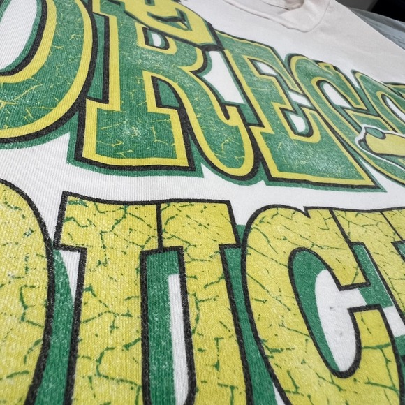 Oregon Ducks Donald Duck Graphic T Shirt Mens Size Large Relaxed Fit White - Picture 7 of 12